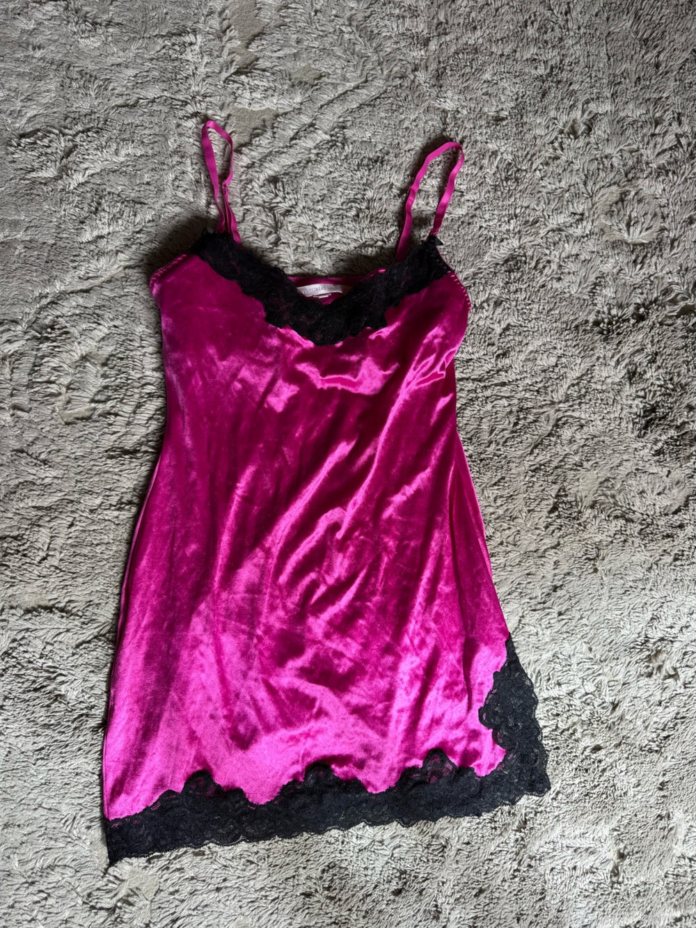 Victoria secret slip pink and black 36c new